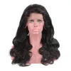 360 Koronki Peruki Frontal dla Czarnych Kobiet Indian Ciało Wave 150% Gęstość Frontowe Ludzkie Włosy Wigs Pre zepsuty Remy