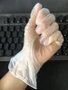 Nya engångsanslutna PVC-handskar Hushållshushållshandskar Hushållshanddukar Skyddshandskar T3I5705