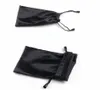 Lunettes de soleil noires, pochette en tissu de nettoyage, sac à lunettes souple, étui à lunettes, sacs de lunettes de soleil pour femmes et hommes + tissu, livraison gratuite