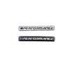 Naklejka samochodowa Nowa naklejka samochodowa Performance Motorsport Metal Logo Aluminium Emblem Grill Badge dla BMW E34 E36 E39 E53 E60 E90 F10 F30 M3 M5 M6