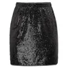 Groothandel-Dames Sexy Club Shining Sequin Rok Elastische Hoge Taille Bodycon Rokken Korte Mini Party Rokken Prachtige Zomer Nice