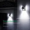 100leds 140leds luci solari per giardino solare 3 modalità lampada solare all'aperto PIR sensore di movimento 270 ° angolo di illuminazione percorso di sicurezza a led luce solare