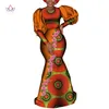 Made in China 2020 Mode Afrikanische Kleider für Frauen Dashiki Plus Size Afrikanische Kleidung Bazin Plus Size Partykleid WY6724