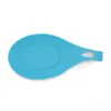 Almofada de descanso de colher de silicone multifuncional Grau alimentício Colher de silicone colocar tapete Dispositivo Utensílios de cozinha YQ01969