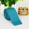 Fashion Knitted Neckties 20 Colors Men Solid Colors Wedding Business Neck Ties Oudoot Travel Tie Party Festival Gift TTA1495