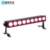 MFL Bar 9 DJ Light Stage Cob Light Внутренняя линейная панель с 9 x 8 Вт ультра яркими шестигранными светодиодами DMX для DJ Party