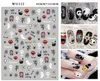 Nya Halloween Nail Wrap Pumpkin Nail Stickers med skalle naglar nagelkonst klistermärken dekaler manikyr diy dekoration verktyg1417793