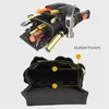 Borsa per attrezzi da elettricista professionale Cintura in tessuto Oxford Kit porta attrezzi impermeabile per cintura Tasche Comoda borsa con vita