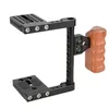 FreeshippingカメラDSLRビデオカメラケージ木製のハンドルDSLRカメラケージリグSteadicam for Canon Nikon Sony C1392