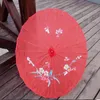 50 sztuk / partia Darmowa Wysyłka Ręcznie malowane Kolorowe Ślub Silk Parasol Tradycyjny Chiński Handicraft Parasol