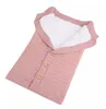 Newborn Baby Winter Warm Sleeping Bags Infant Button Knit Swaddle Wrap Swaddling Stroller Wrap Toddler Blanket Sleeping Bags4232802