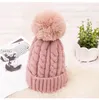 Kvinnors vinter knit hatt trendig slouchy beanie med varm fleece foder skalle chunky mjuk tjock kabel skidlock i 6 färg