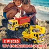 Bambini giocattolo 1/16 ingegneria costruzione camion auto modello escavatore scavatore veicolo diecast modello automobili giocattoli regali