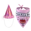 Dog Apparel Party Pet Dogs Caps Cat Bibs Birthday Costume Design Head-wear Hat Christmas Bandana Scarf Pets Accessories Supplies1