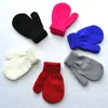 Gants tricotés pour enfants, 7 styles, gants chauds pour enfants, garçons et filles, mitaines unisexes, 6 couleurs, livraison gratuite DHL W95995