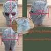 Filmspiel Thrones Night King Mask Halloween Realistische Scary Cosplay Kostüm Latex Party Maske Erwachsene Zombie -Requisiten