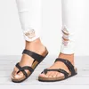 Hot Sale-2019 Sommarstrand Sandaler Kvinnor Flat Sandaler Slides Chaussures Femme Clog Plus Casual Flip Flops Skor Kvinna