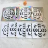 5D Faux Mink Lashes Handmade 7 Pairs In Eyelash Flower Tray Natural Long False Eyelashes G-EASY