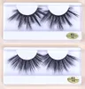 Commercio all'ingrosso 25mm Lashes 10 stili 25mm Ciglia di visone Ciglia finte Striscia spessa Ciglia di visone Trucco Ciglia di visone lunghe drammatiche alla rinfusa