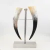 11 Natural Genuine horn ornaments single yellow single horn horn of Africa more than 40cm60cm6215140