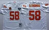 NCAA Mens Vintage Jerseys 19 Joe Montana Len Dawson Marcus Allen Derrick Thomas Football Jerseys Stitched