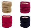 Partihandel-10st / Lot Mode Höst Vinter Infinity Scarf Kvinnor Varm Vinter Sticka Neck Circle Ull Solid Cowl Snood