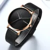 CRRJU – montre-bracelet étanche en acier inoxydable pour hommes, marque de luxe, nouvelle collection, bracelet en maille, Design Simple, horloge Relogio273M