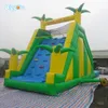 YARD Playhouse Company Inflatable Slide Climbing Wall with Water Slide Pool