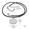 Maracas Circle Charm Necklace per stelle di cristallo Collane a catena Girocolli Gioielli di moda