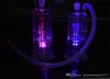 LED Glass Bongs Mini Dab Rig 5"inch mini beaker Bong 10mm Joint glass oil burner bongs with glass oil burner pipe and hose 2pcs