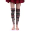 Fashion- Xuba Women winter Thickened soft Woolen Yarn Knee stockings Leg warm Bohemia Stockings 2017 hot Christmas Birthday