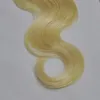 Elibess Hair Virgin Blonde Hair Bundles 3pcs 100Grams/PCS Body Wave 613 Kolor ludzkie splaty włosów