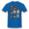 Herr t-shirts ö av hundar t shirt wes Anderson s hattar t-shirt bomull rolig tee kortärmad 100 procent grafisk streetwear 276g