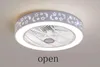 Invisible ceiling fan lights led living room bedroom modern minimalist restaurant lights household remote fan Ceiling Fans MYY