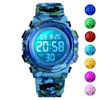 Orologi sportivi militari per bambini Orologio da polso elettronico impermeabile 50M Cronometro Orologio digitale per bambini per ragazze