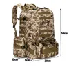 50L Tactical Backpack 4 em 1 Bags militares Esporte Mochila Exército Backpack Molle Outdoor Bag Men Camping Caminhadas Viagem Escalada Bag T191026