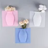 Silicone Sticky Vase Wall Magic Växt Vaser Seamless Paste Magic Silicone Flower Pot Soft Bottle Flowers Vase