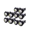 100x Eagle Eye LED 18mm bil dimma drl dagtid lätta ljuskälla glödlampa bilstyling parkeringssignallampa motorcykel5623227