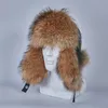 pelliccia reale del cappello del trapper