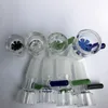 Najnowszy szklany bong szklany miska miska ekranowa miska zielona 10 mm 14 mm 18 mm sucha tytoń miska palenie rur kolorowe
