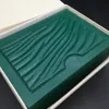 Scatola per orologi verde scuro di alta qualità Custodia regalo in legno per orologi SOLEX Libretto Etichette e documenti in inglese Orologi svizzeri Boxe257E