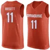 Syracuse Orange College # 11 Oshae Brissett Basketball Jersey Tyler Ennis # 12 Brendan Paul Mens Ed Numéro personnalisé Nom des maillots