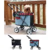 DODOPET chien poussette animal de compagnie chien pliable transporteur promenade chat extérieur transporteur chariot quatre roues poussette 1242S