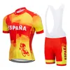 Factory direct sales Moxilyn 2020 SPAIN Cycling Jersey 20D Set MTB Bike Clothing Ropa Ciclismo Bicycle Clothes Wear Men's Short Maillot Culotte