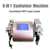 6 i 1 Ultraljuds kavitationskroppsformning Slimming Machine Radiofrekvensytan Lyft Lipo Laser Vakuum RF Skin Åtdragning Viktminskning