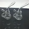 haute qualité Verre Blunt Bubbler Pipe Bubbler Joint et Blunt Bubbler Bong mini verre Bongs cigarette filtre tuyau livraison gratuite