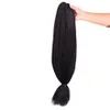 Whole 3 PcsLot 48inch 80g Jumbo Braiding Black Color Kanekalon Synthetic Braiding Hair Extensions Fiber for 4129325