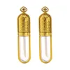 DIY 8ml Empty Lip Gloss bottle Gold Crown Design Lipstick Container Beauty Tool Sample Refillable