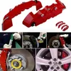 2 stks Plastic 3D Auto Auto Universal Disc Brake Claiper Covers Front Achterste Kit Truck Red