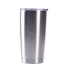 20 oz rostfritt stål tumlar dubbel väggkar kopp vakuumisolerad kaffekopp diy sublimering öl mug2688